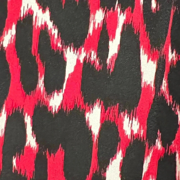 Calvin Klein Black and Fuchsia Sleeveless Blouse - Picture 4 of 14